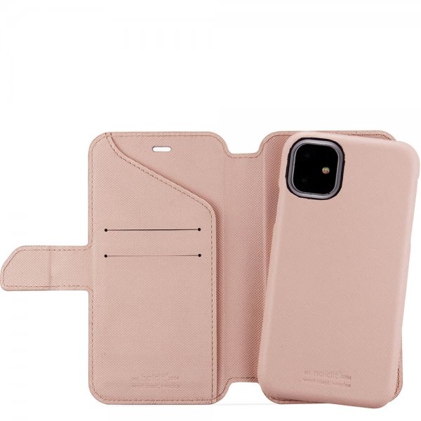 holdit iPhone 11 -suojakotelo Stockholm, irrotettava kuori, vaaleanpunainen