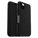 Otterbox iPhone 11 Kotelo Strada Series Aitoa Nahkaa Musta