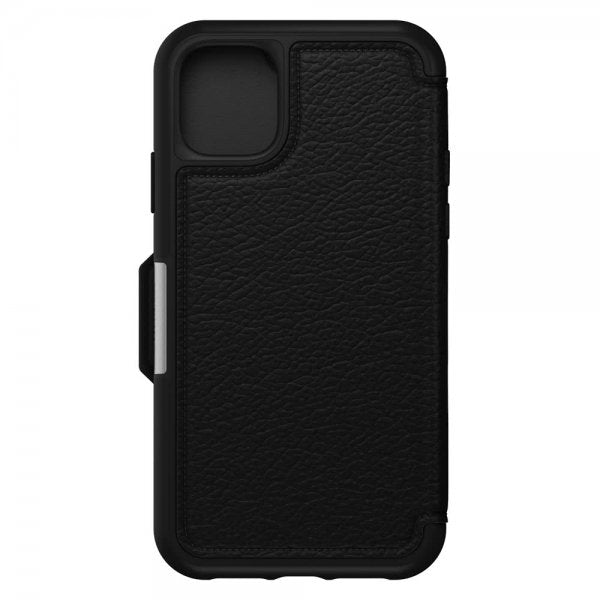 Otterbox iPhone 11 Kotelo Strada Series Aitoa Nahkaa Musta