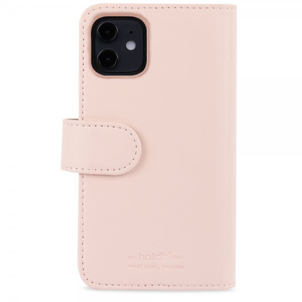 holdit iPhone 11 -kotelo, lompakkokotelo, Extended Magnet -irrotettava kuori, Blush Pink