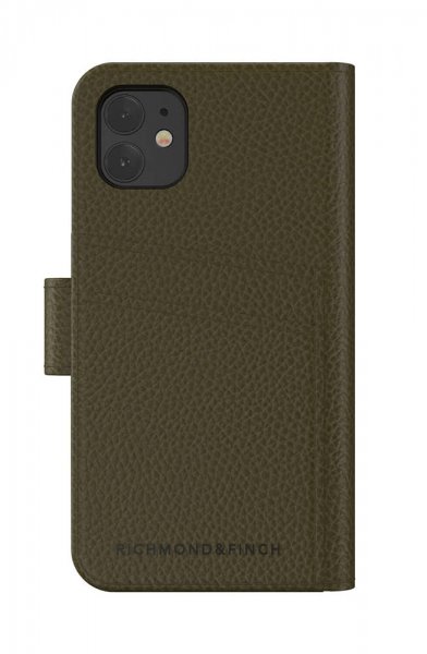 Richmond & Finch iPhone 11 -lompakkokotelo, irrotettava kuori, smaragdinvihreä