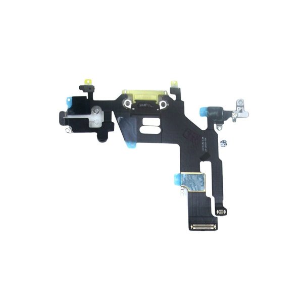 iPhone 11 latausliittimen joustokaapeli - keltainen