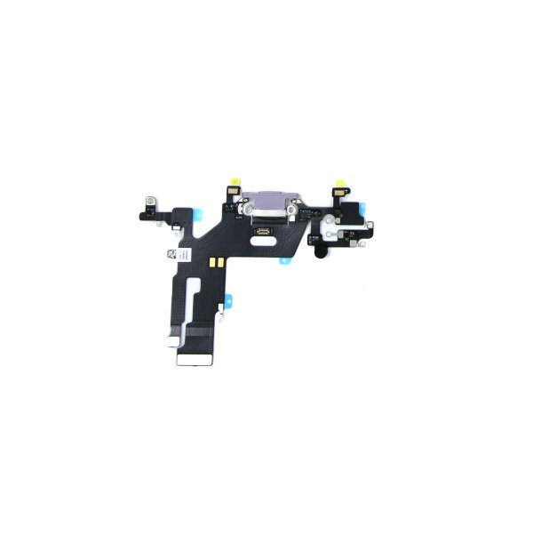 iPhone 11 latausliittimen joustokaapeli - violetti