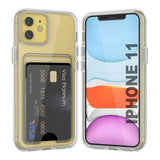 Rvelon iPhone 11 Kuoret Korttipidike Läpinäkyvä