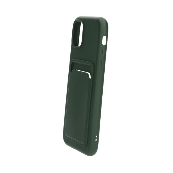 iPhone 11 Suojakuori Korttipidikkeellä Vihreä