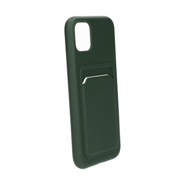 iPhone 11 Suojakuori Korttipidikkeellä Vihreä