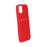 iPhone 11 Suojakuori Korttipidike Punainen