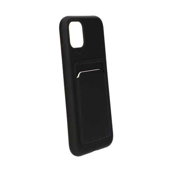 iPhone 11 Suojakuori Korttipidike Musta