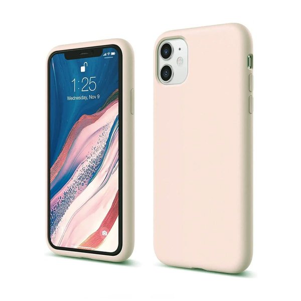 Rvelon iPhone 11 -suojakuori, silikonia, beige