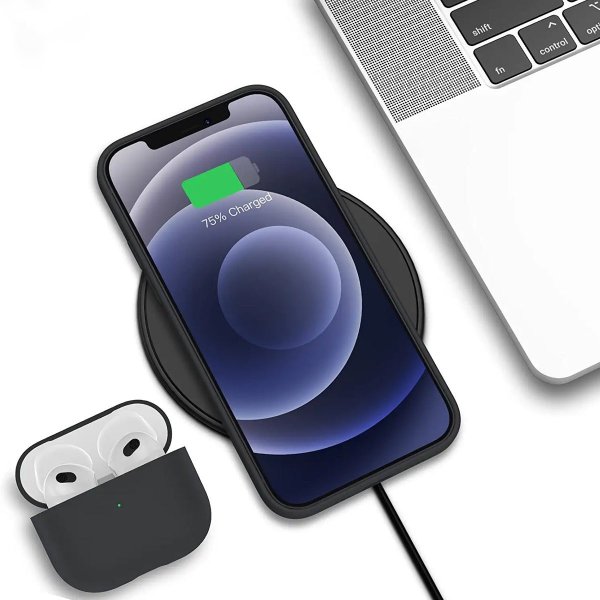 Rvelon iPhone 11 -suojakuori, silikonia, musta