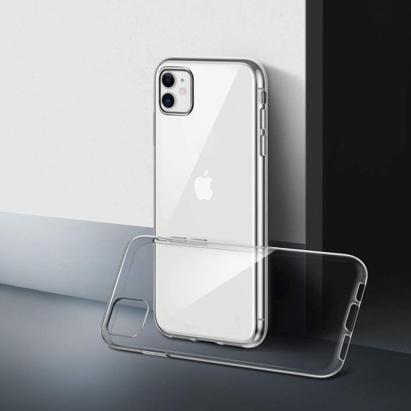 iPhone 11 Iskunkestävä TPU-läpinäkyvä kuori