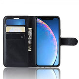 iPhone 11 Litsi-nahkakuori, musta