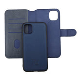 Rvelon iPhone 11 -kotelo, magneettinen, irrotettava kuori, sininen