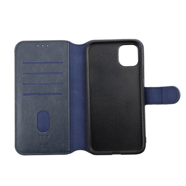 Rvelon iPhone 11 -kotelo, magneettinen, irrotettava kuori, sininen