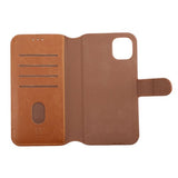Rvelon iPhone 11 -kotelo, magneettisesti irrotettava kuori, ruskea