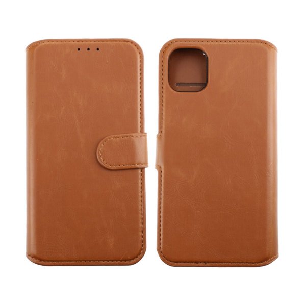Rvelon iPhone 11 -kotelo, magneettisesti irrotettava kuori, ruskea