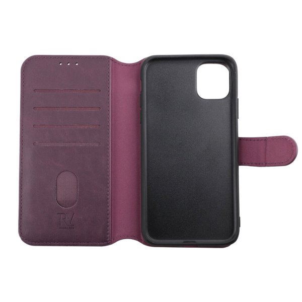 Rvelon iPhone 11 -suojakuori, magneettinen, irrotettava, violetti