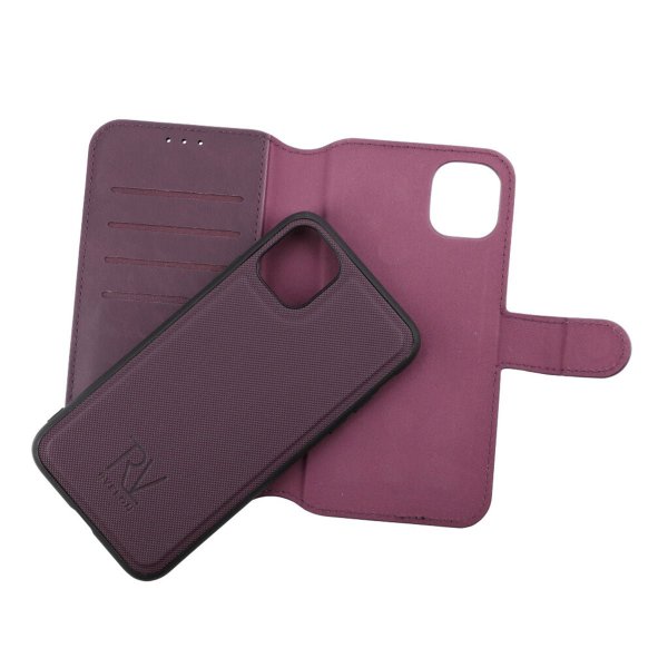Rvelon iPhone 11 -suojakuori, magneettinen, irrotettava, violetti