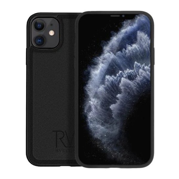 Rvelon iPhone 11 -suojakotelo magneettisella irrotettavalla kuorella, musta