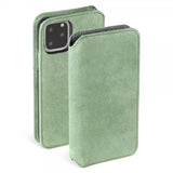 Krusell iPhone 11 Pro -kotelo Broby PhoneWallet Olive