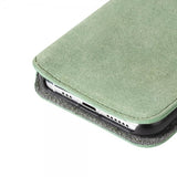 Krusell iPhone 11 Pro -kotelo Broby PhoneWallet Olive
