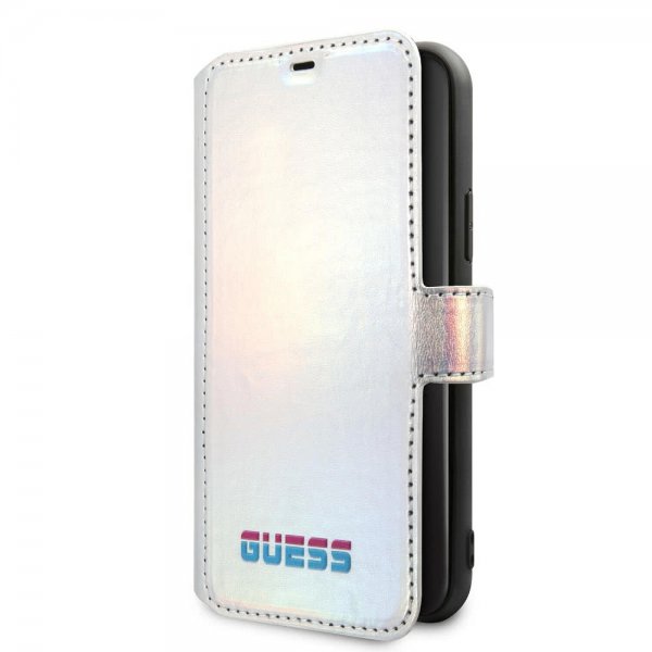 Guess iPhone 11 Pro Kuori Iridescent Cover Silver