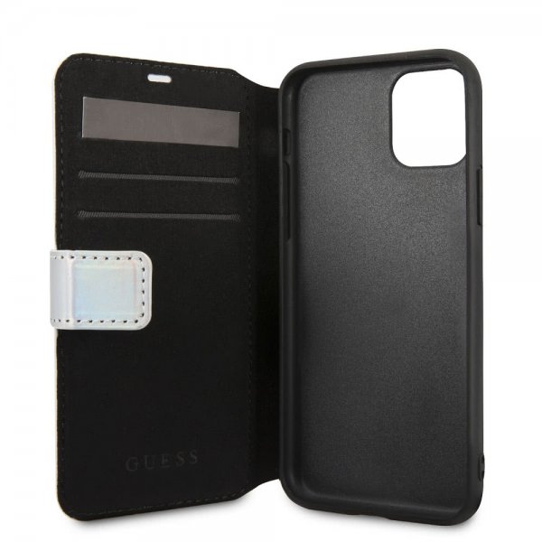 Guess iPhone 11 Pro Kuori Iridescent Cover Silver