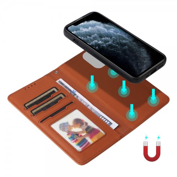 Betopnice iPhone 11 Pro -kotelo irrotettavalla kuorella 005 Ruskea