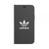 Adidas iPhone 11 Pro -suojakotelo TAI kirjakotelo FW19, musta-valkoinen