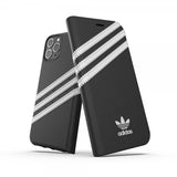 Adidas iPhone 11 Pro -suojakuori TAI lompakkokotelo musta-valkoinen