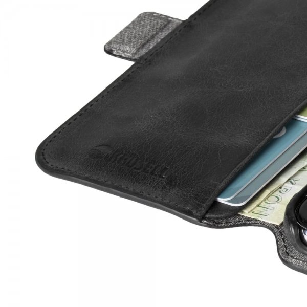 Krusell iPhone 11 Pro Suojakotelo Sunne PhoneWallet Vintage Black