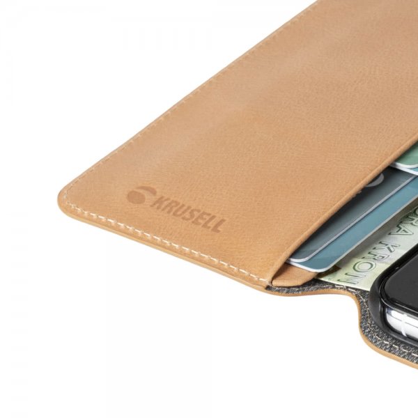 Krusell iPhone 11 Pro Kotelo Sunne PhoneWallet Vintage Nude