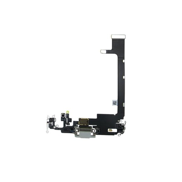 iPhone 11 Pro Max Latausliitin Joustokaapeli - Hopea