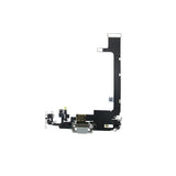 iPhone 11 Pro Max Latausliitin Joustokaapeli - Hopea