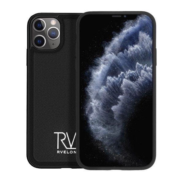 Rvelon iPhone 11 Pro Max -kotelo, magneettisesti irrotettava kuori, musta
