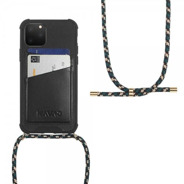 KAVAJ iPhone 11 Pro Max -kuori Amsterdam Musta