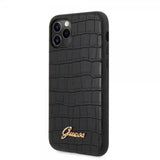 Guess iPhone 11 Pro Max Suojakuori Croco Musta