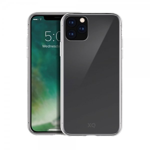 Xqisit iPhone 11 Pro Max -kuori Flex Case Läpinäkyvä