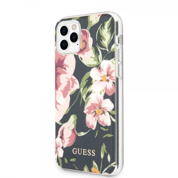 Guess iPhone 11 Pro Max -kuori Flower Edition N.3 Navy