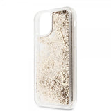 Guess iPhone 11 Pro Max kuori Glitter Hearts Gold