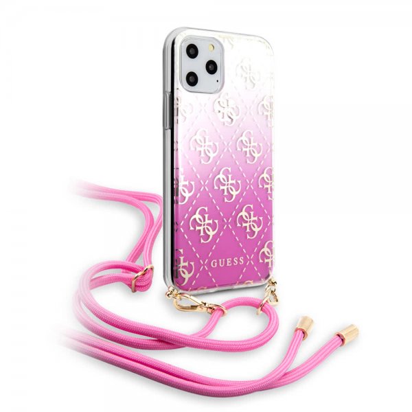 Guess iPhone 11 Pro Max -kuori Gradient Cover, vaaleanpunainen