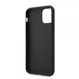 Guess iPhone 11 Pro Max Nahkakuvioinen Kuori Musta