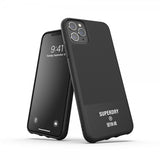 Superdry iPhone 11 Pro Max -kuori, muotoiltu, Canvas musta