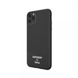 Superdry iPhone 11 Pro Max -kuori, muotoiltu, Canvas musta