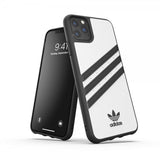 Adidas iPhone 11 Pro Max -kuori TAI 3 Stripes Snap Case PU FW19 Valkoinen Musta