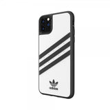 Adidas iPhone 11 Pro Max -kuori TAI 3 Stripes Snap Case PU FW19 Valkoinen Musta