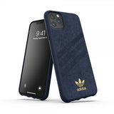 Adidas iPhone 11 Pro Max -kuori OR Moulded Case Ultrasuede FW19 Collegiate Royal