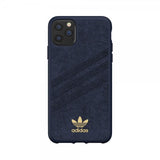 Adidas iPhone 11 Pro Max -kuori OR Moulded Case Ultrasuede FW19 Collegiate Royal
