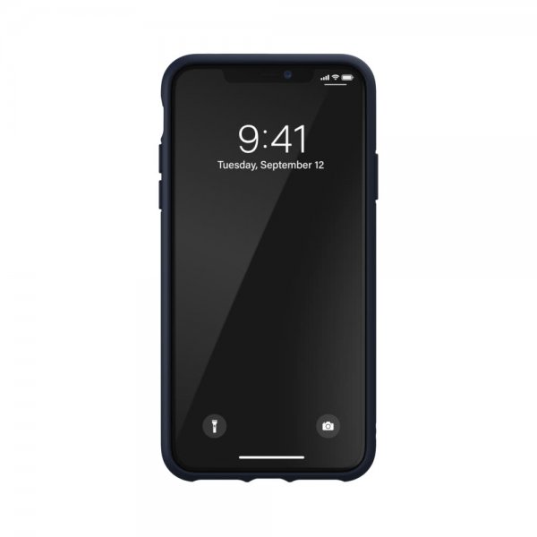Adidas iPhone 11 Pro Max -kuori OR Moulded Case Ultrasuede FW19 Collegiate Royal
