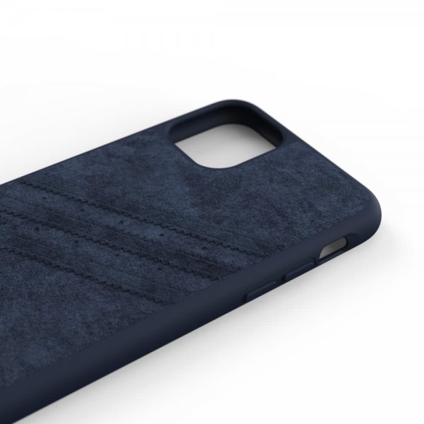 Adidas iPhone 11 Pro Max -kuori OR Moulded Case Ultrasuede FW19 Collegiate Royal